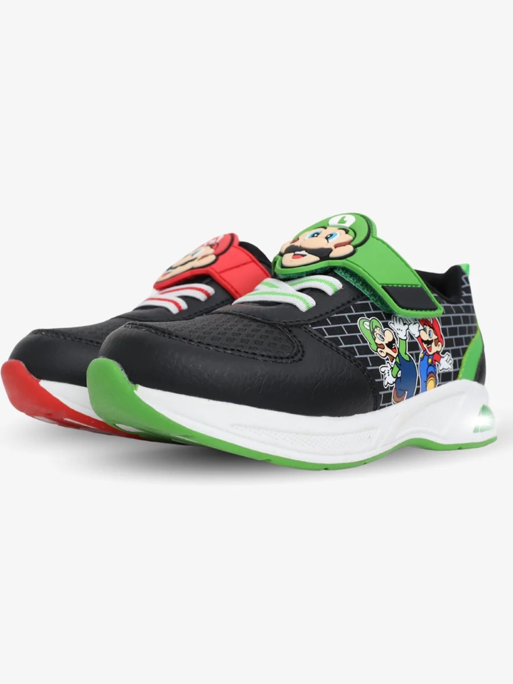 Nintendo Mario and Luigi Boys Light Up Sneakers